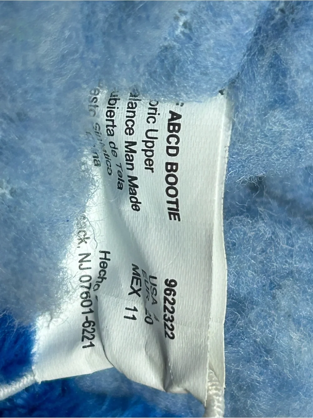 Boys House Slppers Toddler Size 4 Blue Plush B Is For  Basketball